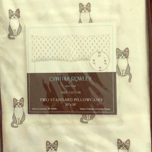 COPY - NWT Cynthia rowley cat pillow cases